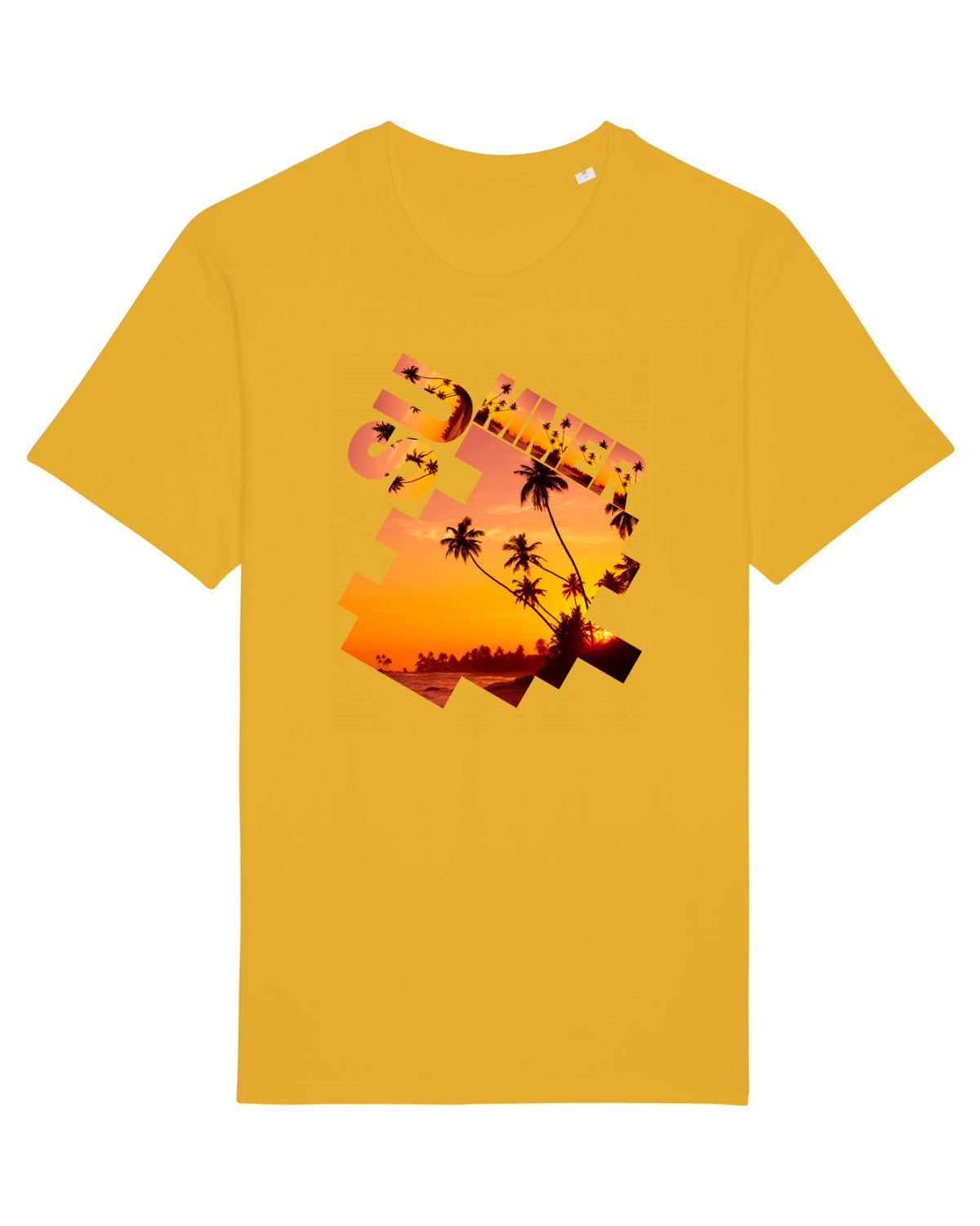 Tricou mânecă scurtă Unisex Rocker Spectra Yellow