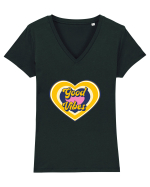 Good Vibes Tricou mânecă scurtă guler V Damă Evoker