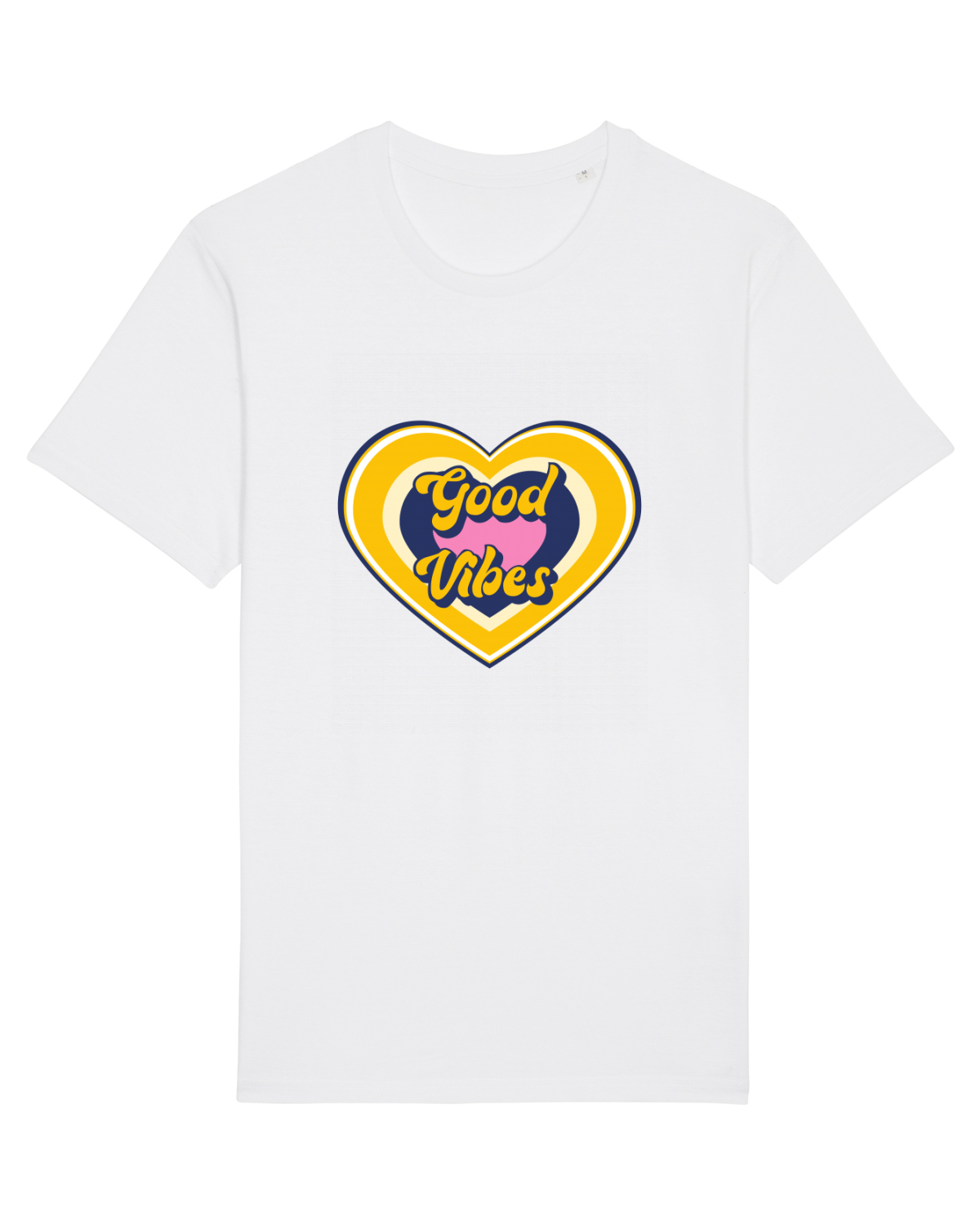Tricou mânecă scurtă Unisex Rocker White