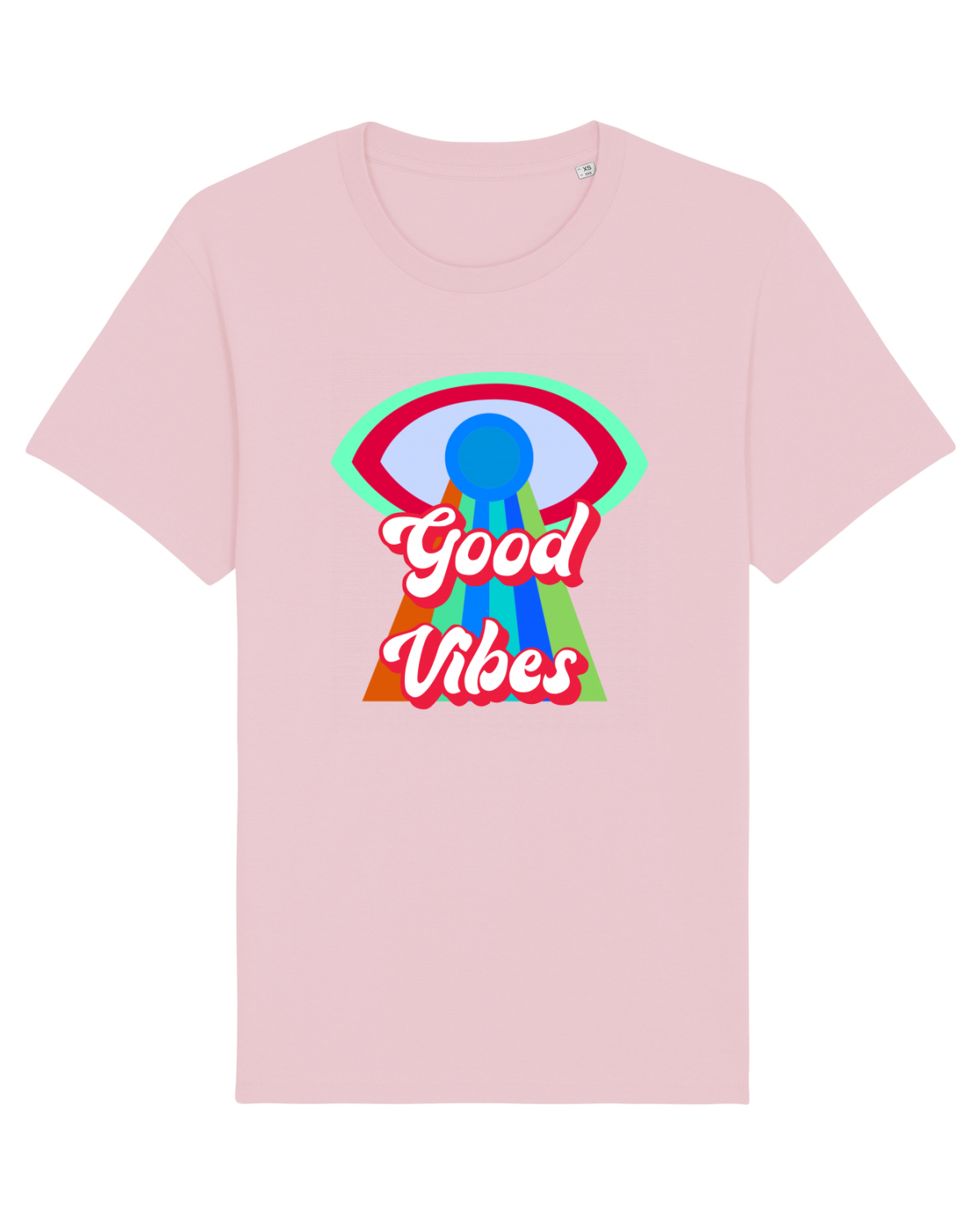 Tricou mânecă scurtă Unisex Rocker Cotton Pink