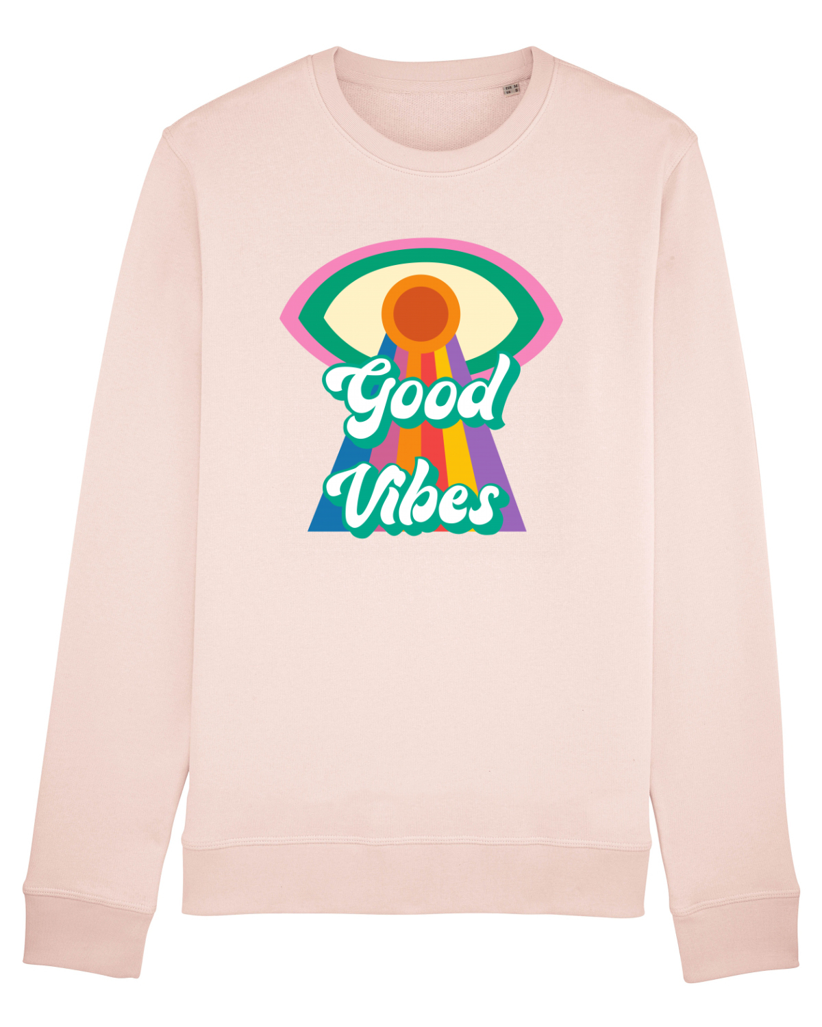 Bluză mânecă lungă Unisex Rise Candy Pink