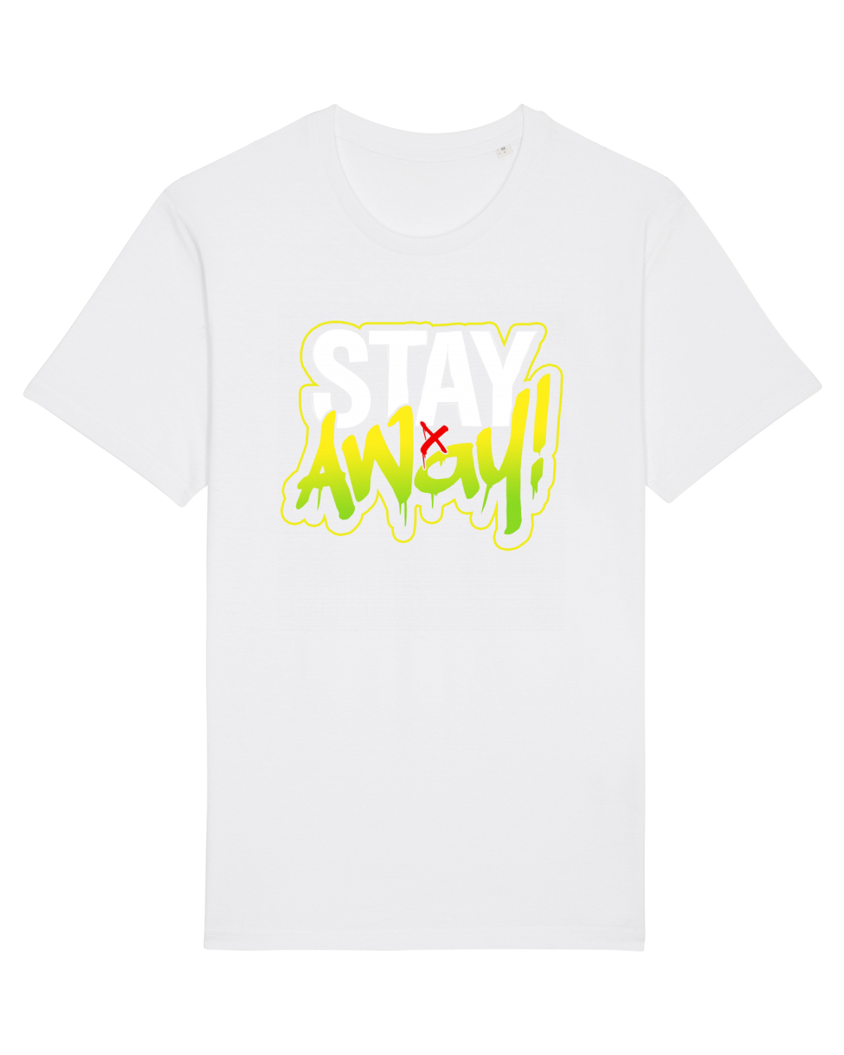 Tricou mânecă scurtă Unisex Rocker White