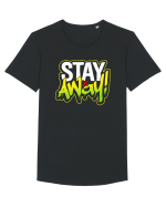 Stay Away Tricou mânecă scurtă guler larg Bărbat Skater
