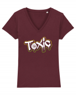 TOXIC Tricou mânecă scurtă guler V Damă Evoker