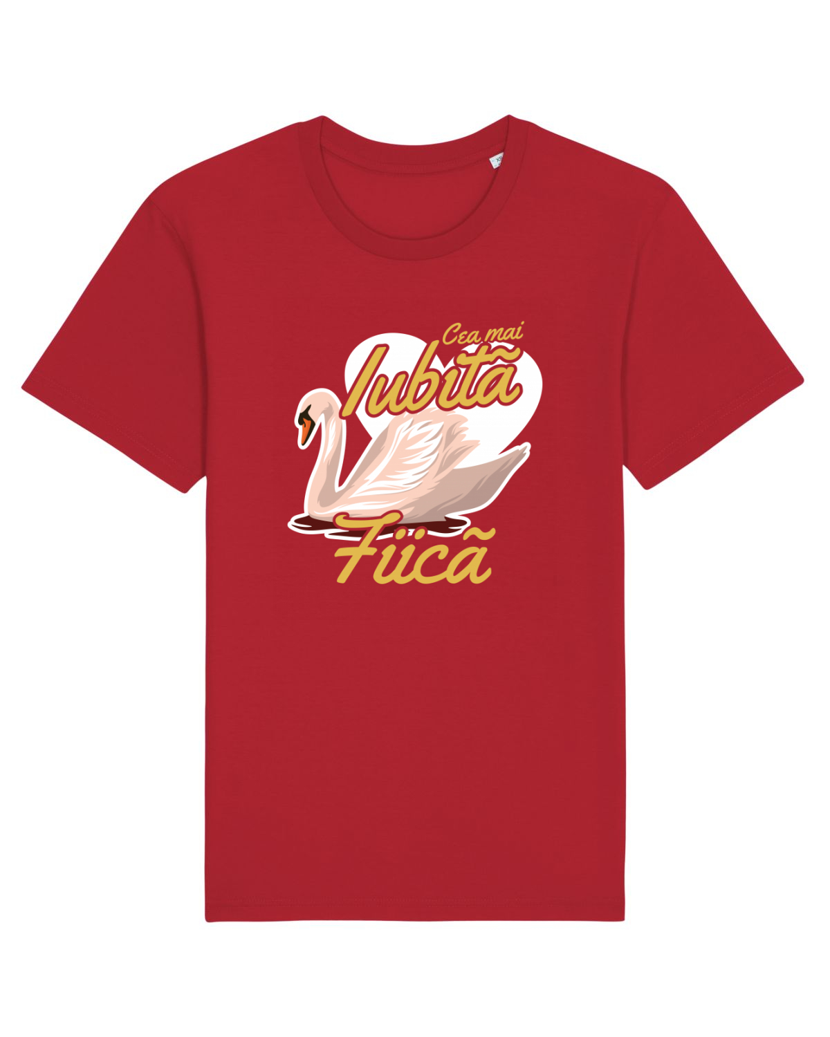 Tricou mânecă scurtă Unisex Rocker Red