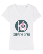 Strâng bani Tricou mânecă scurtă guler V Damă Evoker