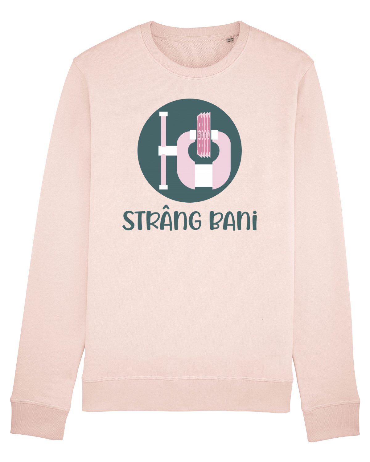 Bluză mânecă lungă Unisex Rise Candy Pink