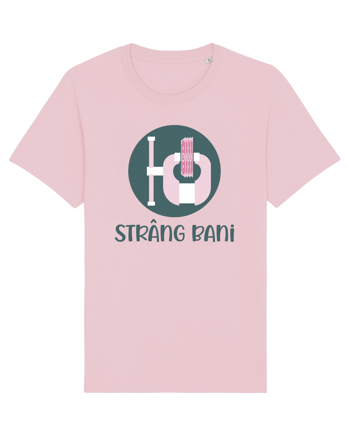Tricou mânecă scurtă Unisex Rocker Cotton Pink
