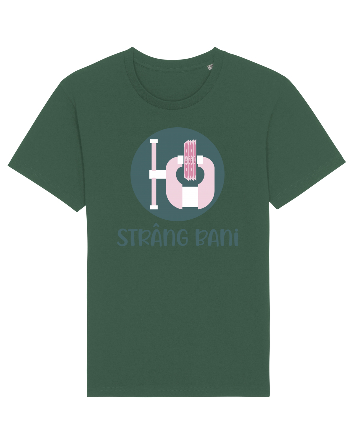 Tricou mânecă scurtă Unisex Rocker Bottle Green