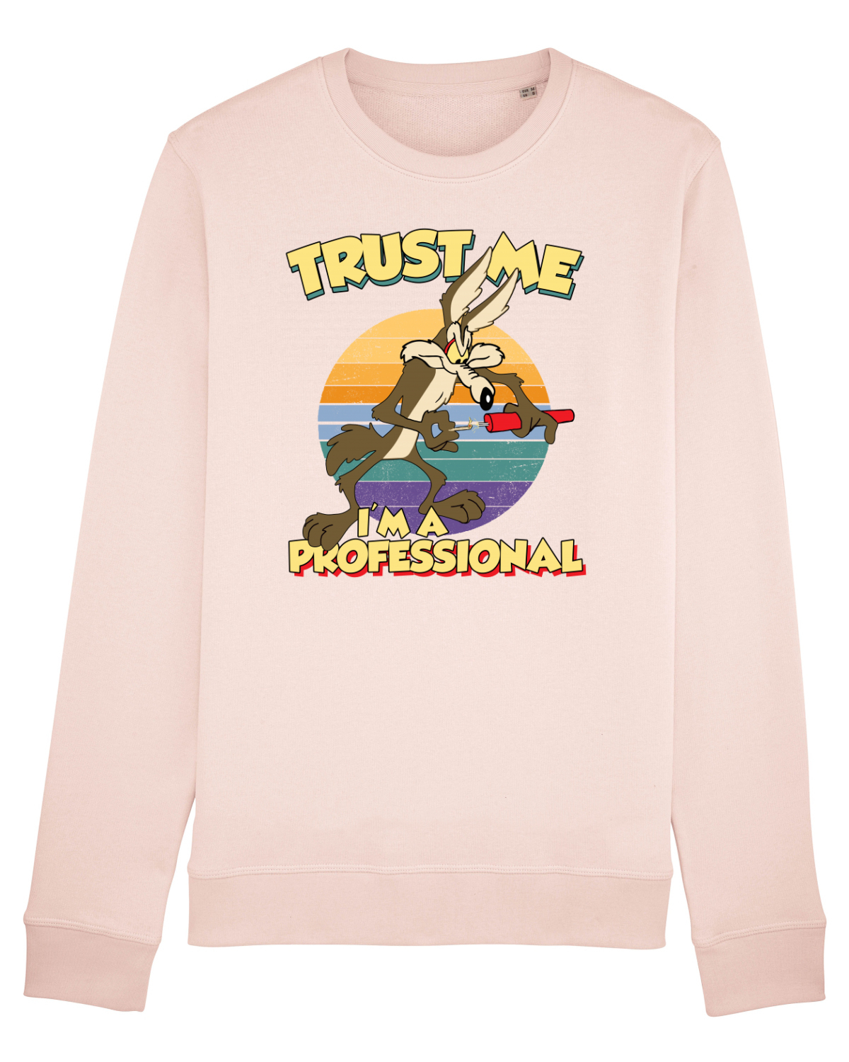 Bluză mânecă lungă Unisex Rise Candy Pink