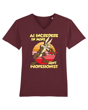 Ai încredere - Sunt profesionist Burgundy