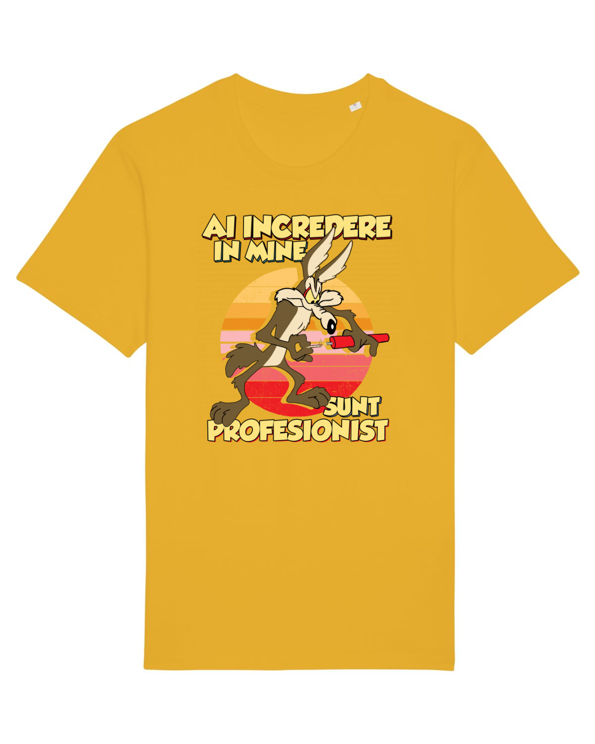 Tricou mânecă scurtă Unisex Rocker Spectra Yellow