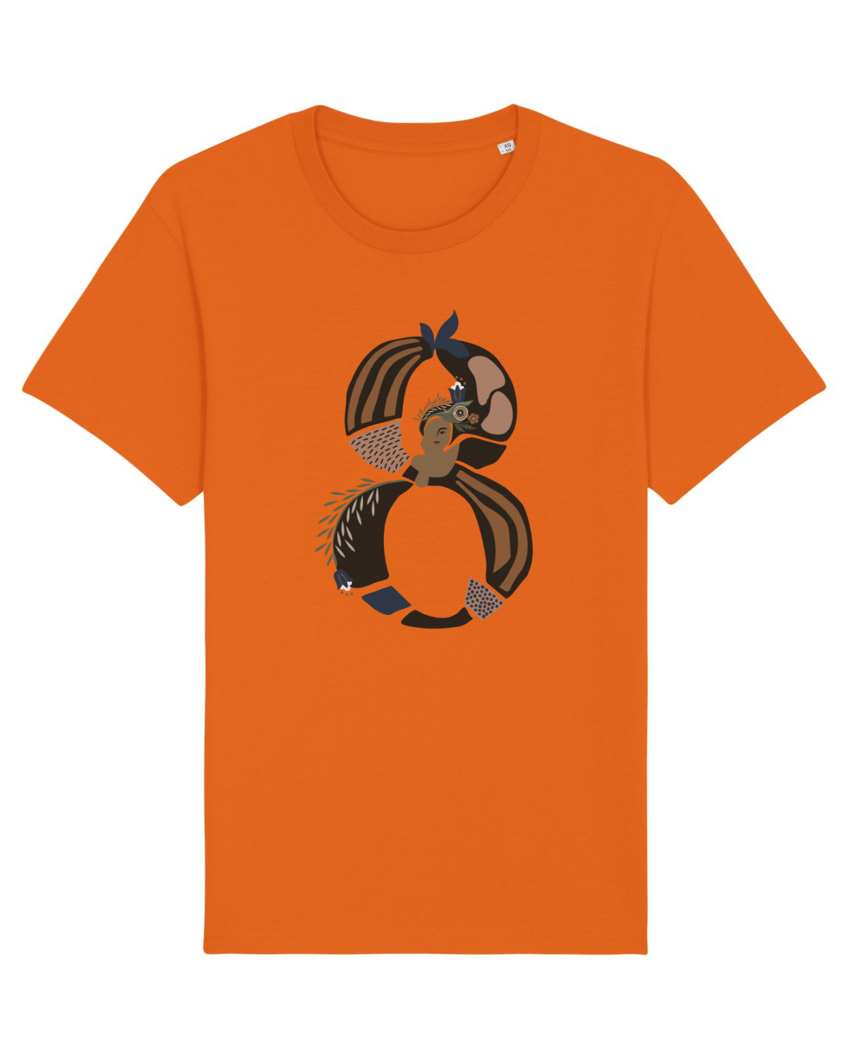 Tricou mânecă scurtă Unisex Rocker Bright Orange