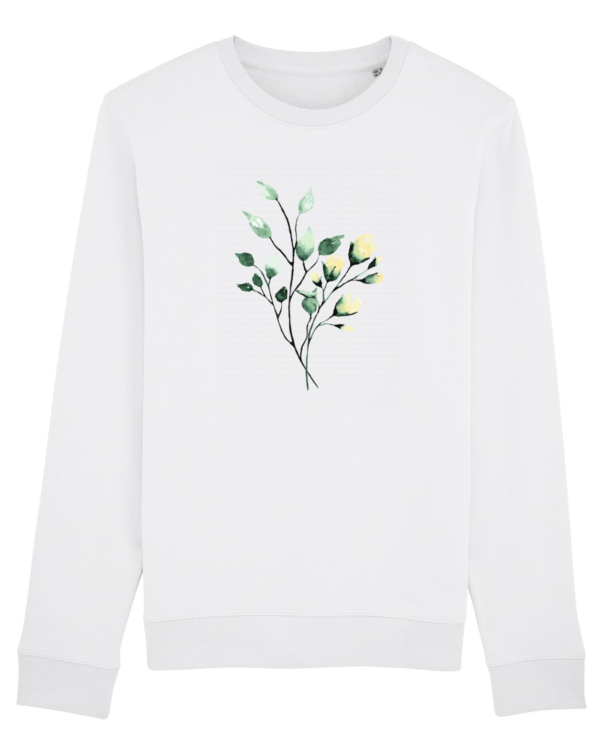 Bluză mânecă lungă Unisex Rise White