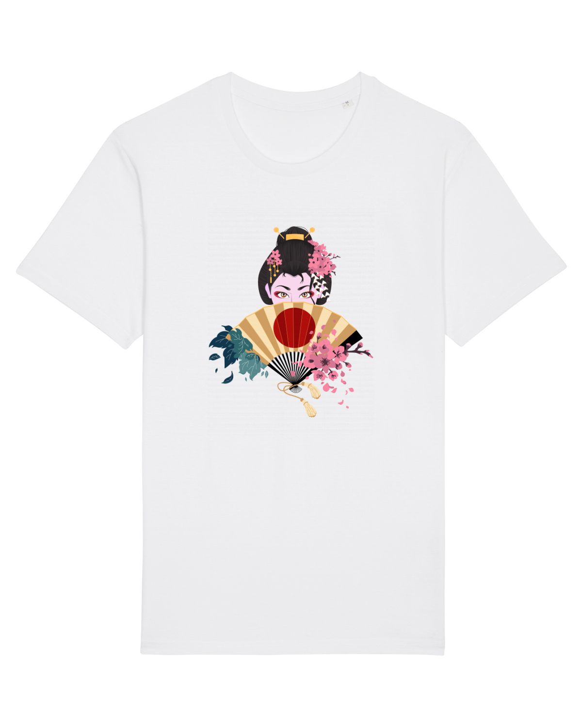 Tricou mânecă scurtă Unisex Rocker White