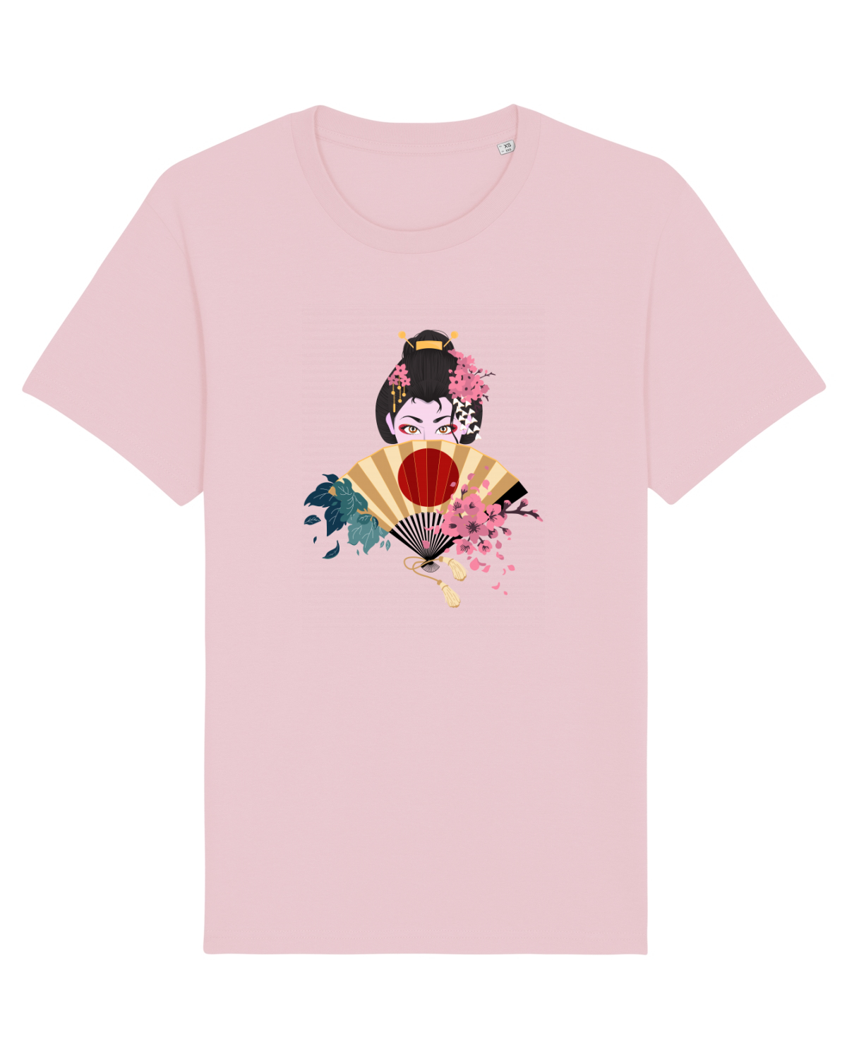 Tricou mânecă scurtă Unisex Rocker Cotton Pink