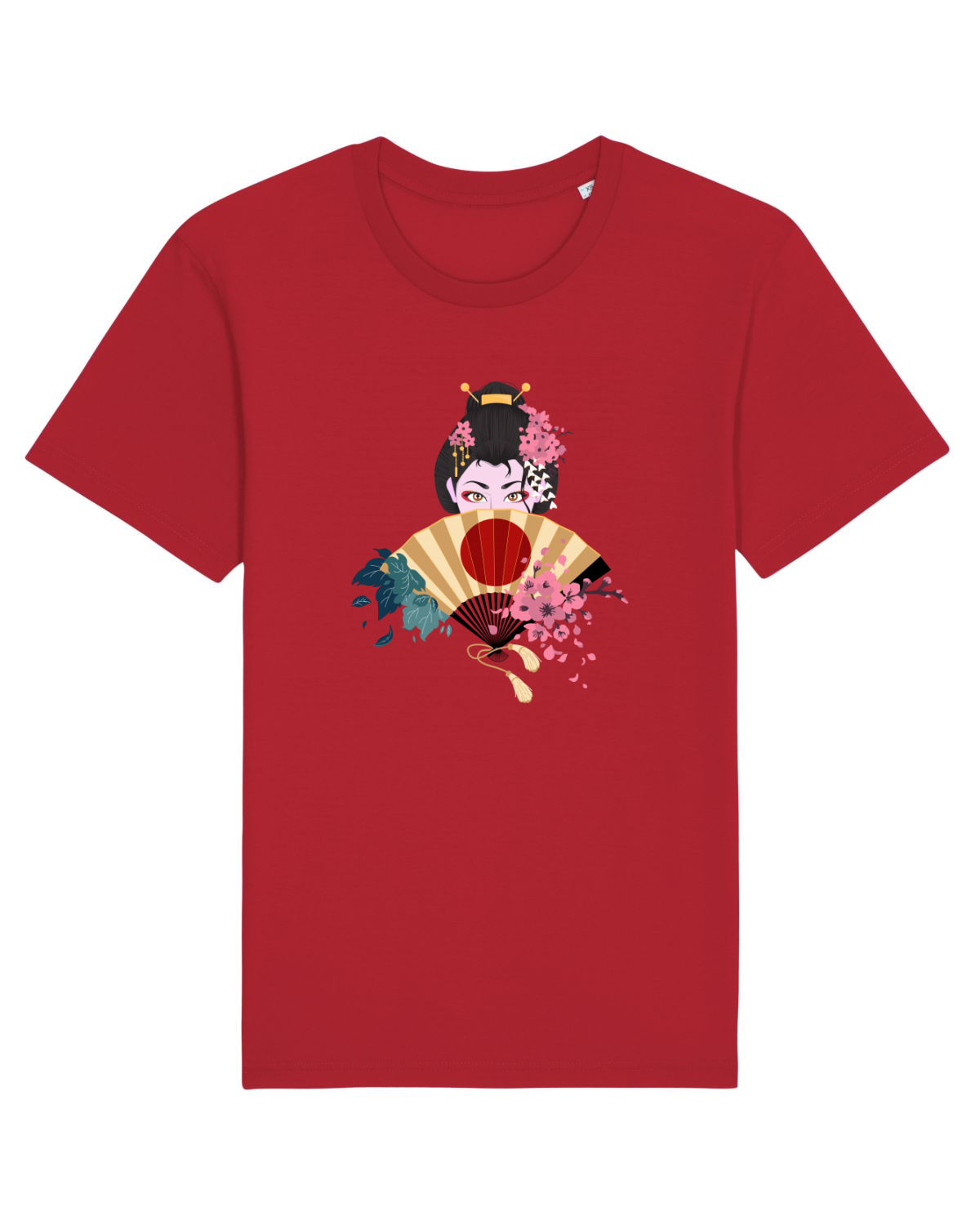 Tricou mânecă scurtă Unisex Rocker Red