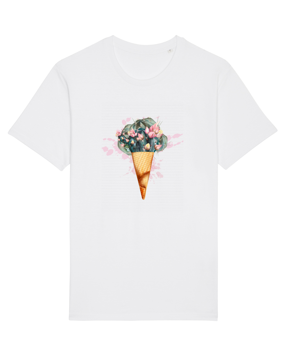 Tricou mânecă scurtă Unisex Rocker White