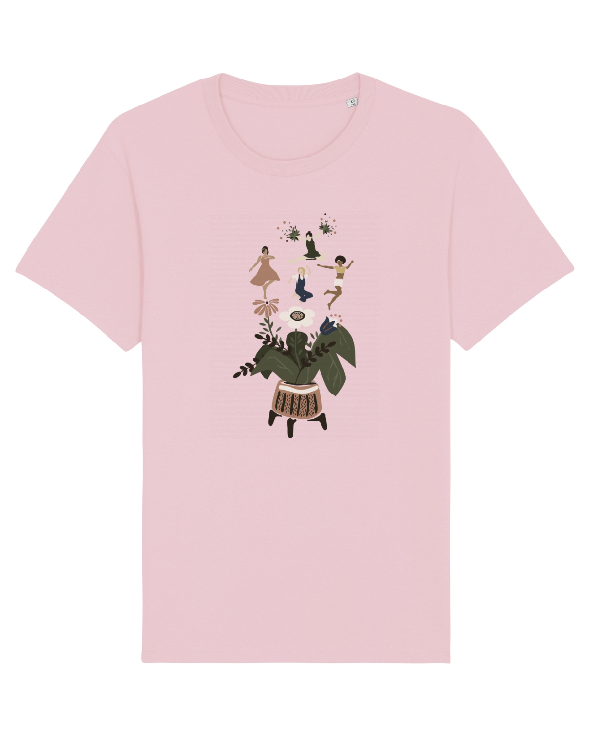 Tricou mânecă scurtă Unisex Rocker Cotton Pink