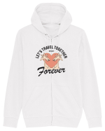 Let's travel together forever Hanorac cu fermoar Unisex Connector