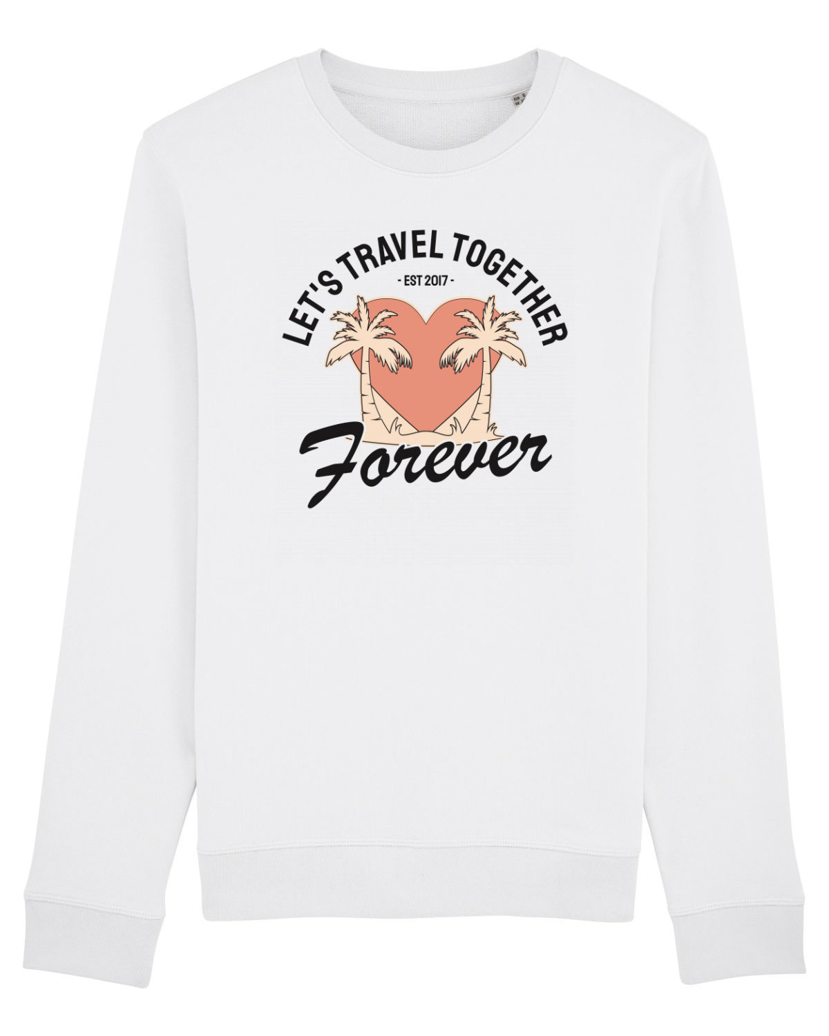 Bluză mânecă lungă Unisex Rise White
