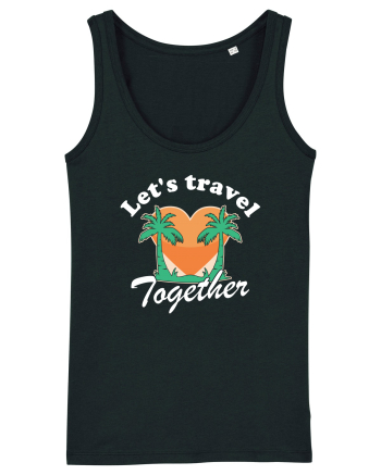 Let's travel together - dark colors Black