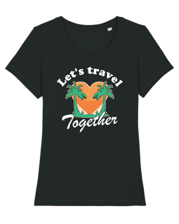 Let's travel together - dark colors Black