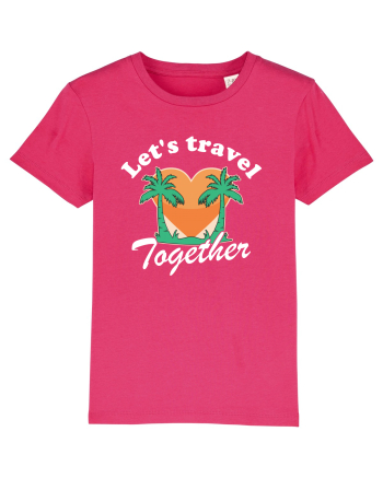 Let's travel together - dark colors Raspberry