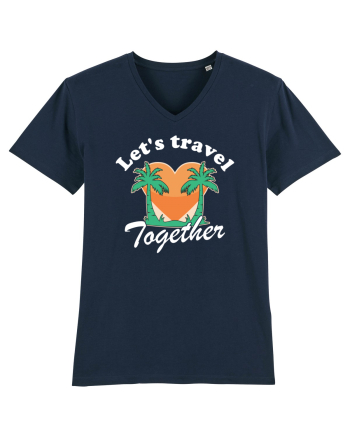 Let's travel together - dark colors French Navy
