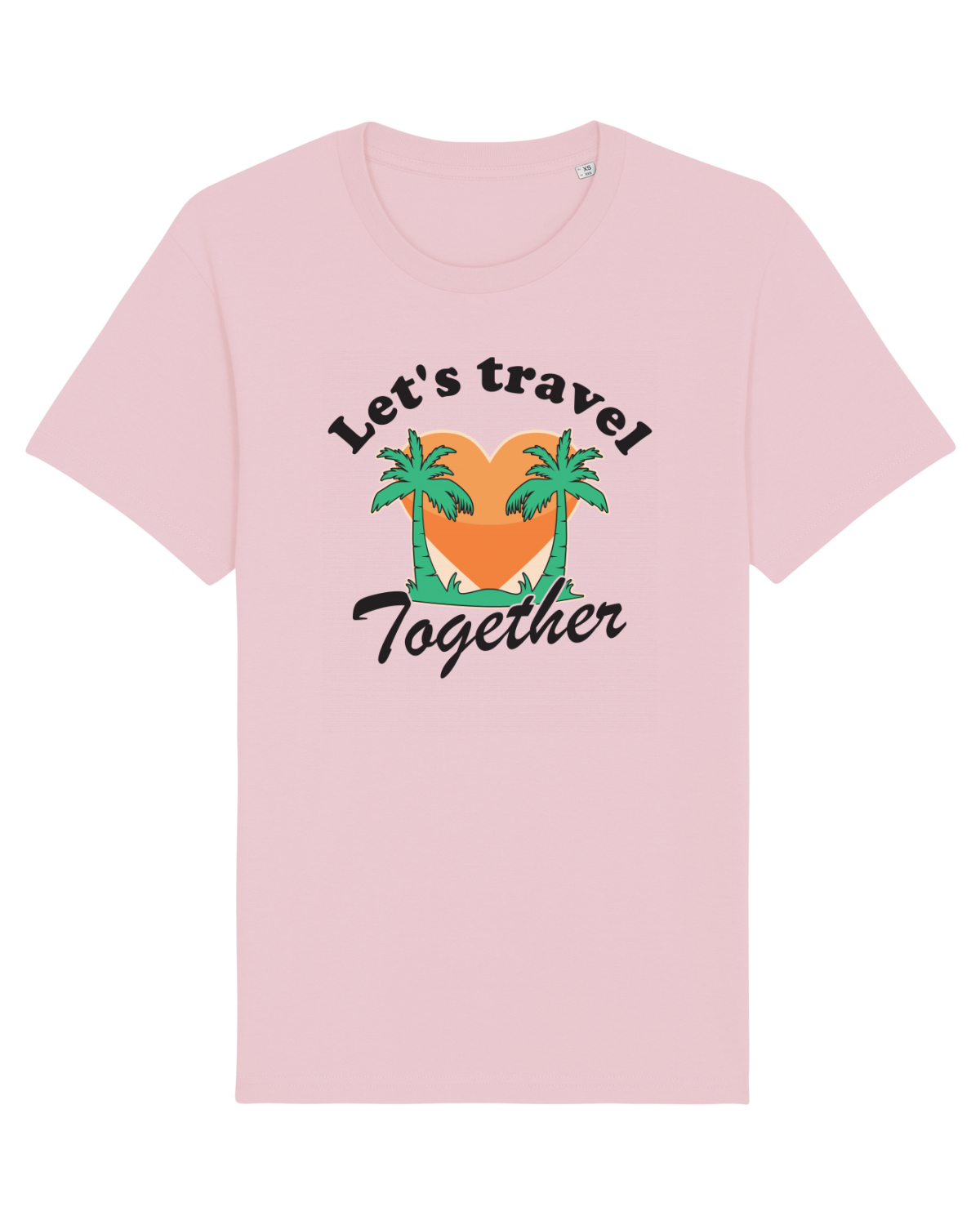 Tricou mânecă scurtă Unisex Rocker Cotton Pink
