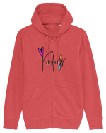 Kindness Hanorac cu fermoar Unisex Connector
