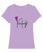 Kindness Tricou mânecă scurtă guler larg fitted Damă Expresser