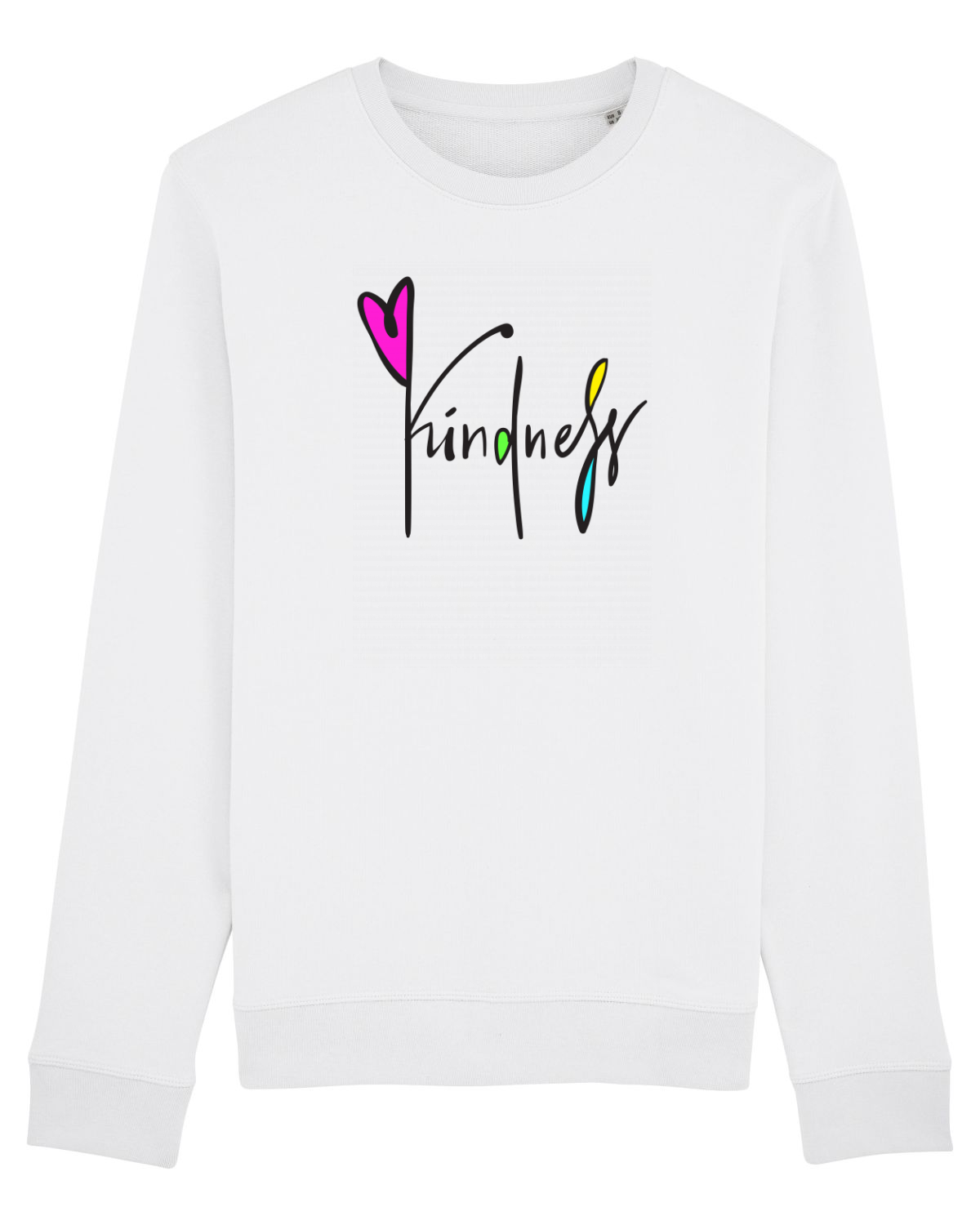 Bluză mânecă lungă Unisex Rise White