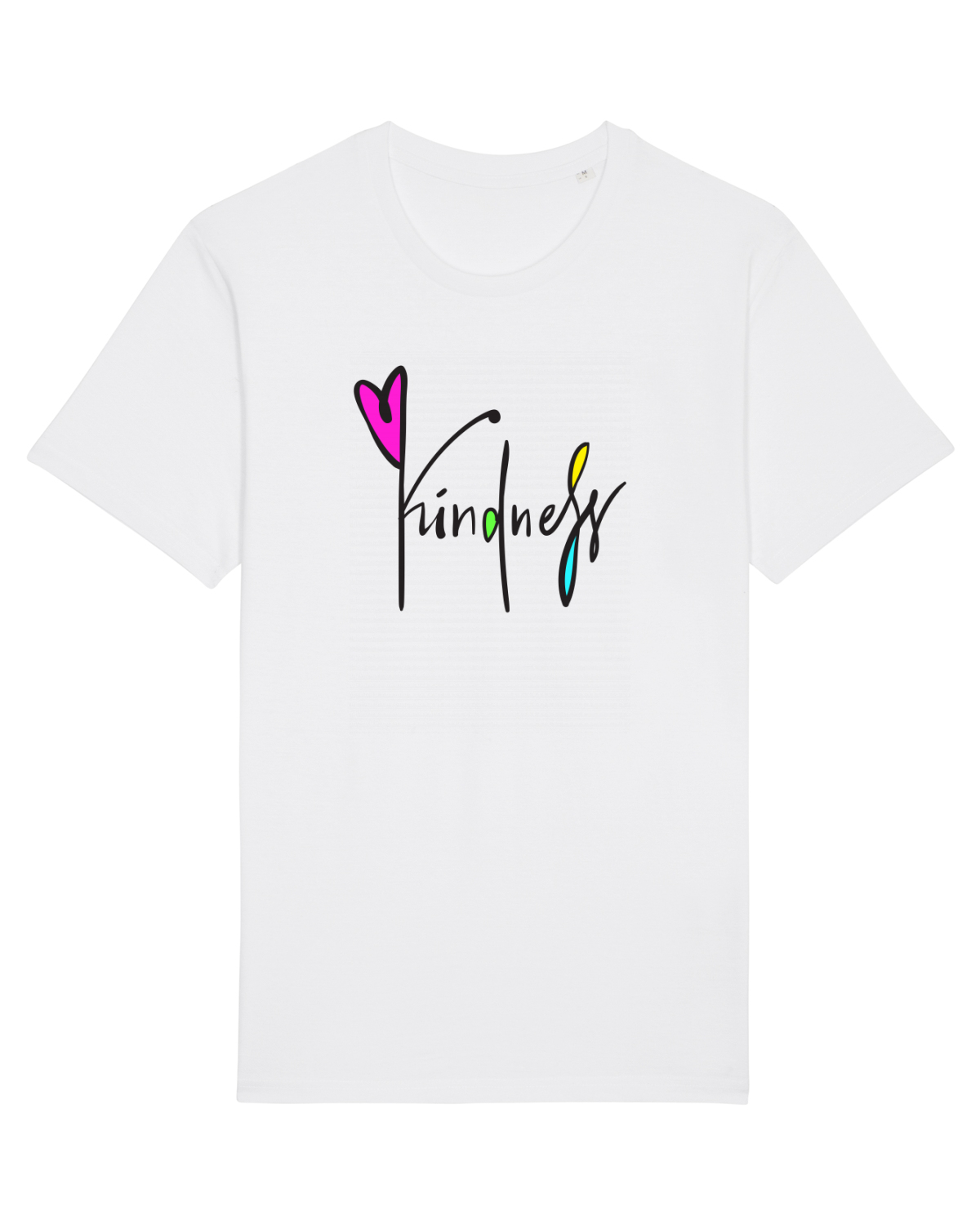 Tricou mânecă scurtă Unisex Rocker White