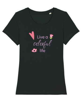 Live A Colorful Life Black