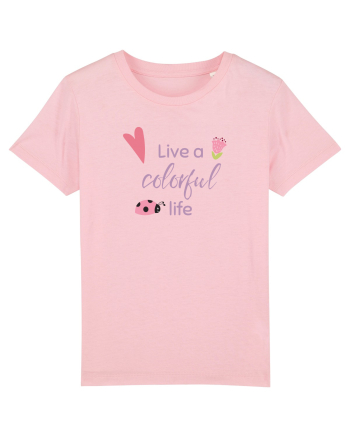 Live A Colorful Life Cotton Pink