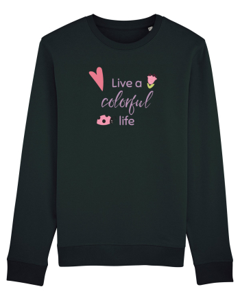 Live A Colorful Life Black