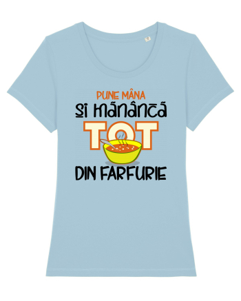 Mănâncă tot Sky Blue