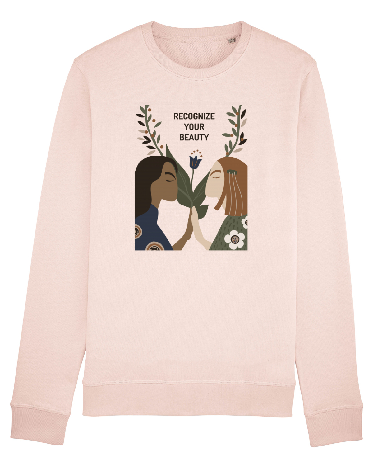 Bluză mânecă lungă Unisex Rise Candy Pink