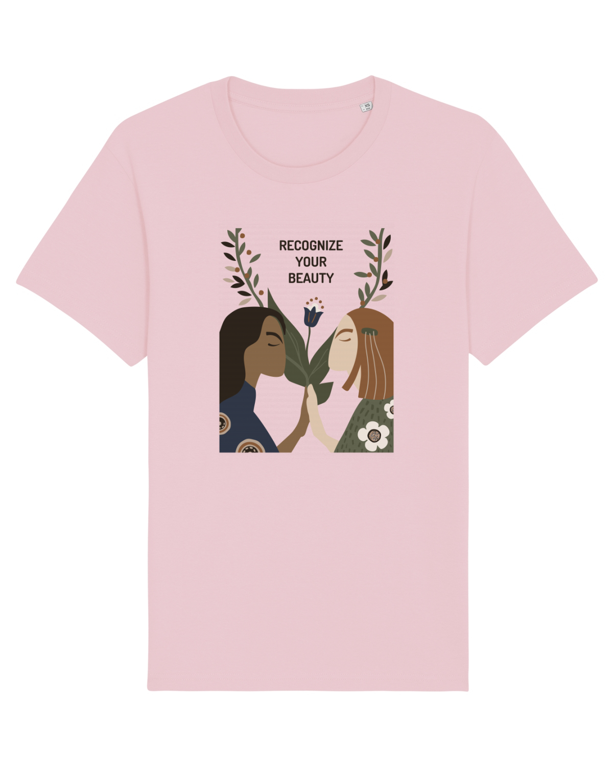 Tricou mânecă scurtă Unisex Rocker Cotton Pink