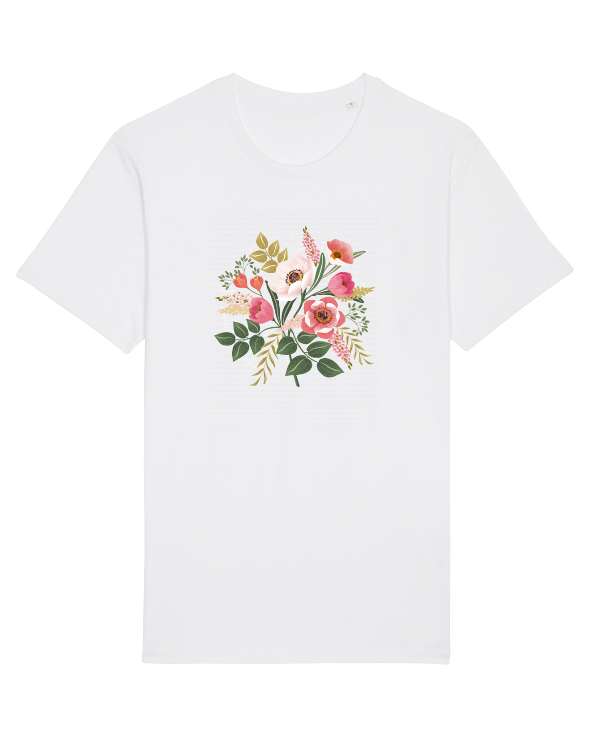 Tricou mânecă scurtă Unisex Rocker White