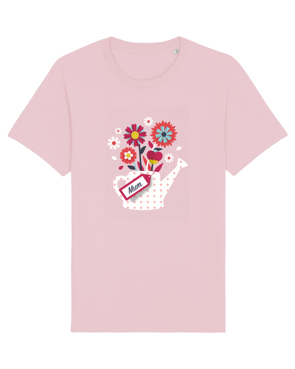 Tricou mânecă scurtă Unisex Rocker Cotton Pink