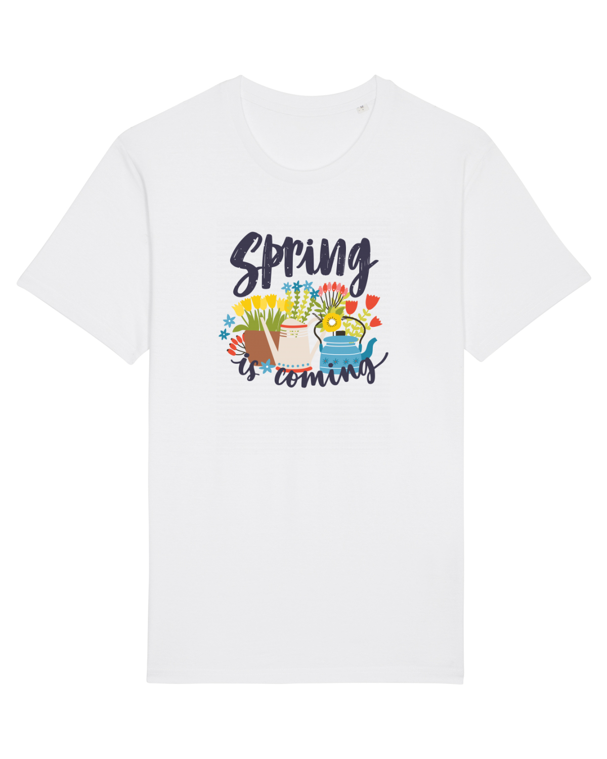 Tricou mânecă scurtă Unisex Rocker White