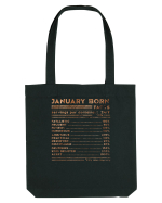 January Born Fun Facts Sacoșă textilă