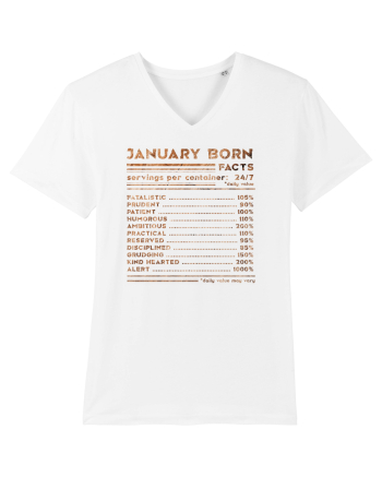 January Born Fun Facts White