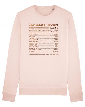 January Born Fun Facts Candy Pink