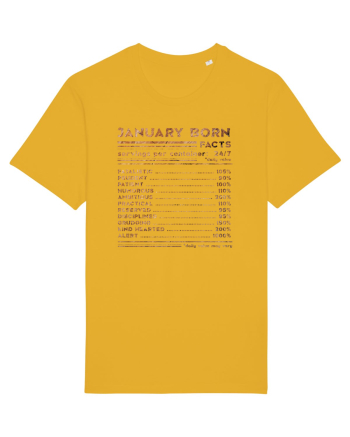 January Born Fun Facts Spectra Yellow