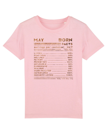 May Born Fun Facts Cotton Pink