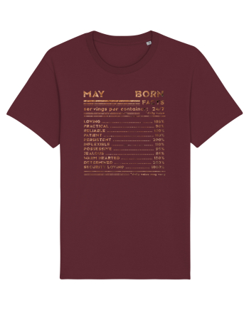 May Born Fun Facts Burgundy