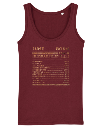 June Born Fun Facts Burgundy